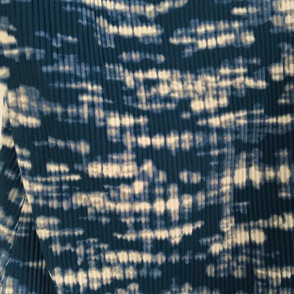 Faherty x Onia Tie Dye One Piece Shoulder Tie Swimsuit - Picture 4 of 7